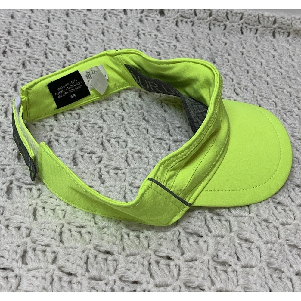 Under‎ Armour Lime Green Visor Women Unique Ventilated Heat Gear